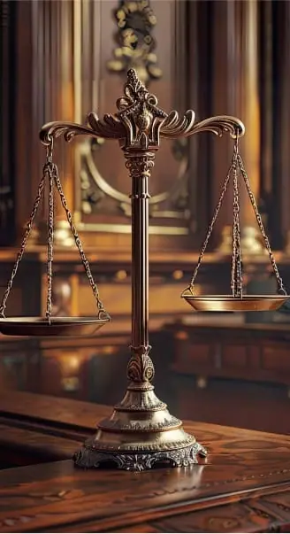 Balance de la justice, symbole d’équité